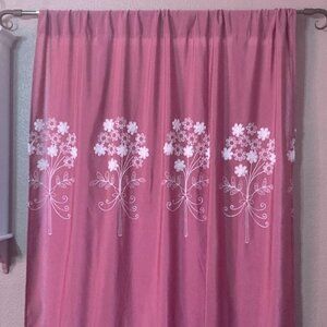 Custom Made Embroidered Curtain Panels !